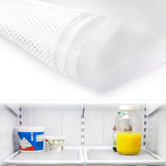 8pcs Refrigerator Liners Mats for Glass Shelves Washable Fridge Shelf Covers Pad
