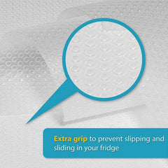 8pcs Refrigerator Liners Mats for Glass Shelves Washable Fridge Shelf Covers Pad