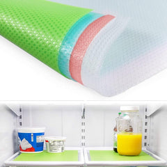 8pcs Refrigerator Liners Mats for Glass Shelves Washable Fridge Shelf Covers Pad