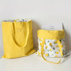 Reusable Grocery Bag Large Capacity Tote Shopping Storage Shoulder Bag