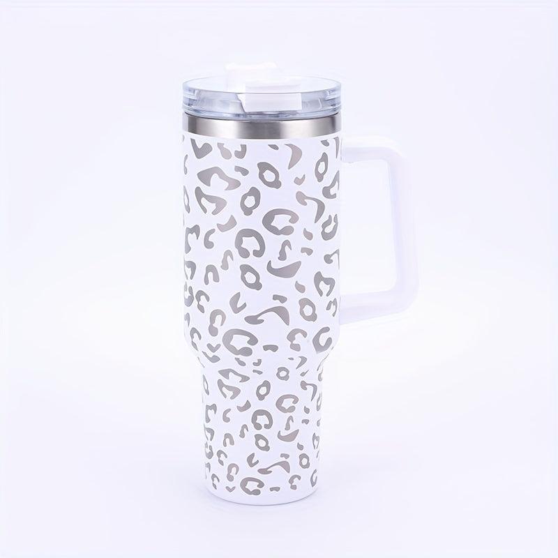 40oz Tumbler With Handle Thermal Bottle Stainless Steel Leakproof Vacuum Flask
