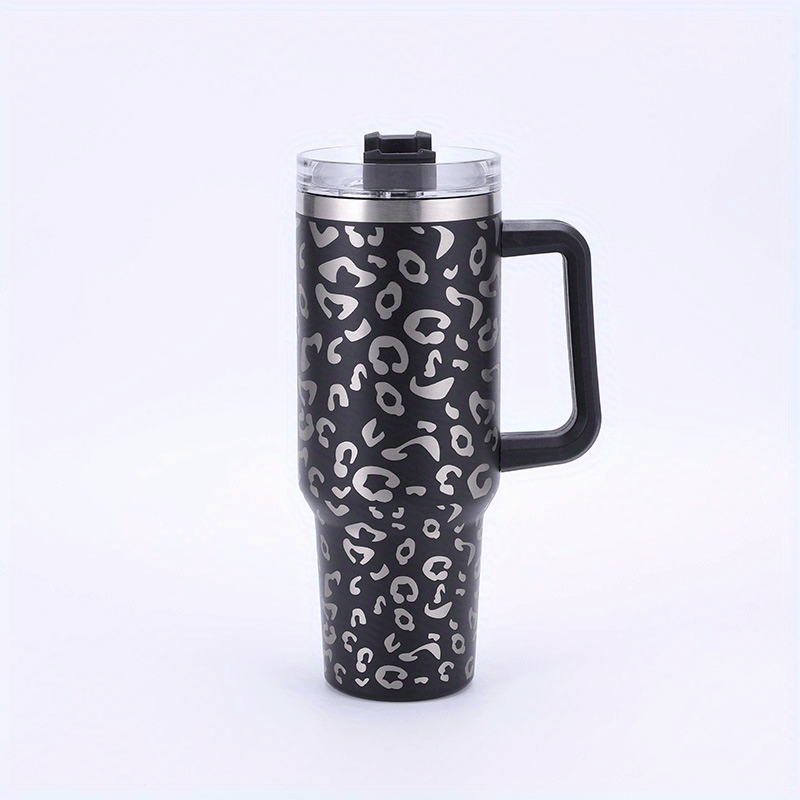 40oz Tumbler With Handle Thermal Bottle Stainless Steel Leakproof Vacuum Flask