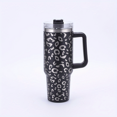 40oz Tumbler With Handle Thermal Bottle Stainless Steel Leakproof Vacuum Flask