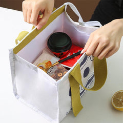 Large Capacity Portable Lunch Box Bag for Teenagers and Workers
