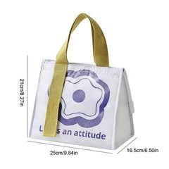 Large Capacity Portable Lunch Box Bag for Teenagers and Workers