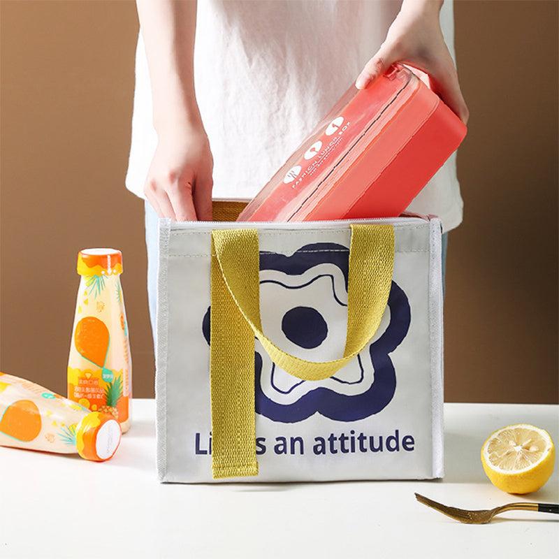 Large Capacity Portable Lunch Box Bag for Teenagers and Workers