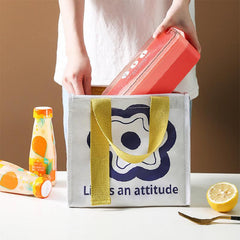 Large Capacity Portable Lunch Box Bag for Teenagers and Workers