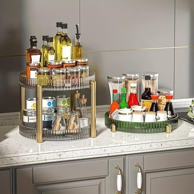 Household Functional Storage Shelf Cosmetics Storage Kitchen Seasoning Container