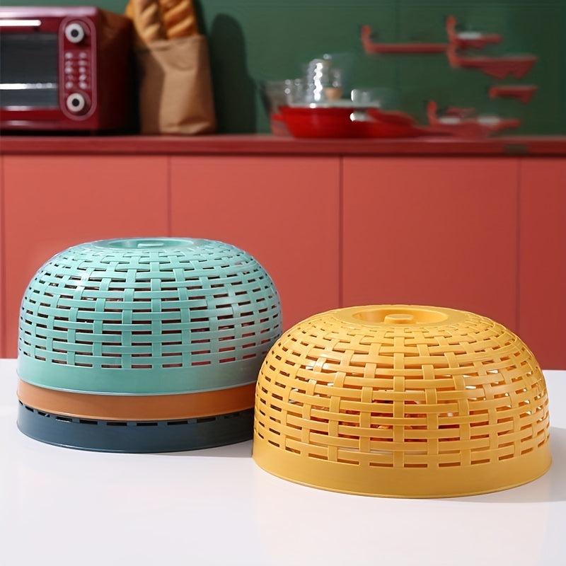 Soft Material Food Cover Draining Basket Vegetable Washing Basket Kitchen Filter