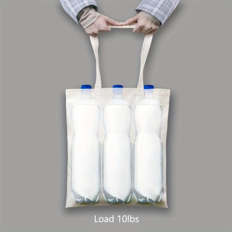 6 Pcs Reusable Grocery Shopping Tote Bag Large Capacity