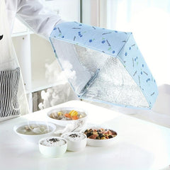 Foldable Insulated Food Cover Tent Aluminum Foil Thermal Umbrella Shape