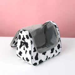 Cow Pattern Lunch Bag Portable Insulation Bento Bag