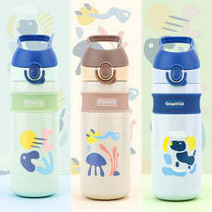 16oz Stainless Steel Water Bottle - Keeps Drinks Cold or Hot