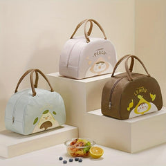 Cartoon Insulated Lunch Bag Leakproof Freezable Cooler Bag
