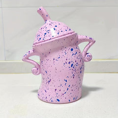 1pc Attitude Jar With Lid Funny Jar Plastic Food Storage Canister