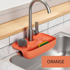 Plastic Sink Faucet Splash Guard Drainage Rack Quick Drying Pad Sink Tool