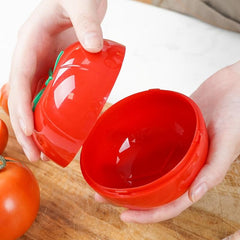 Tomato Shaped Plastic Sealing Storage Box 450ml