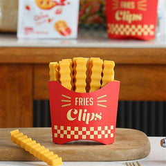 12pcs French Fries Magnet Clips for Fresh Food Reusable Kitchen Accessories