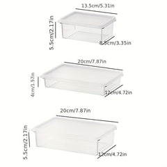 1pc Stackable Sealed Fresh-keeping Box Refrigerator Fruit Storage