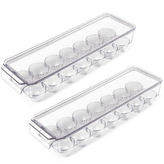 14 Compartments Egg Storage Box w/Lid & Handle