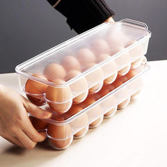 14 Compartments Egg Storage Box w/Lid & Handle