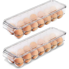 14 Compartments Egg Storage Box w/Lid & Handle