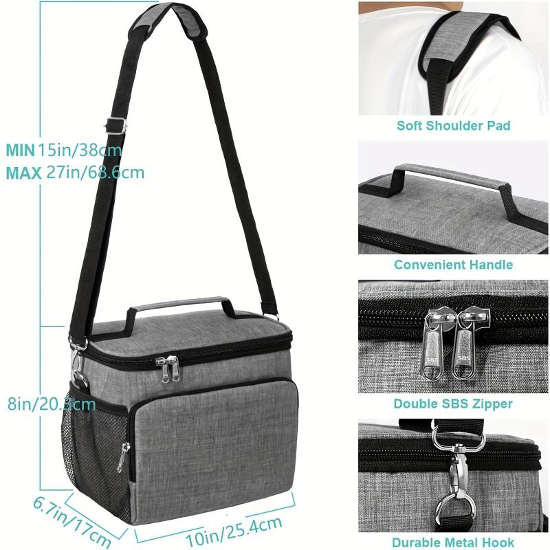 Insulated Lunch Bag For Women Men Leakproof Freezable Cooler Bag