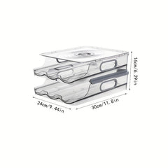 2 Tier Timing Egg Holder for Refrigerator