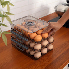 2 Tier Timing Egg Holder for Refrigerator