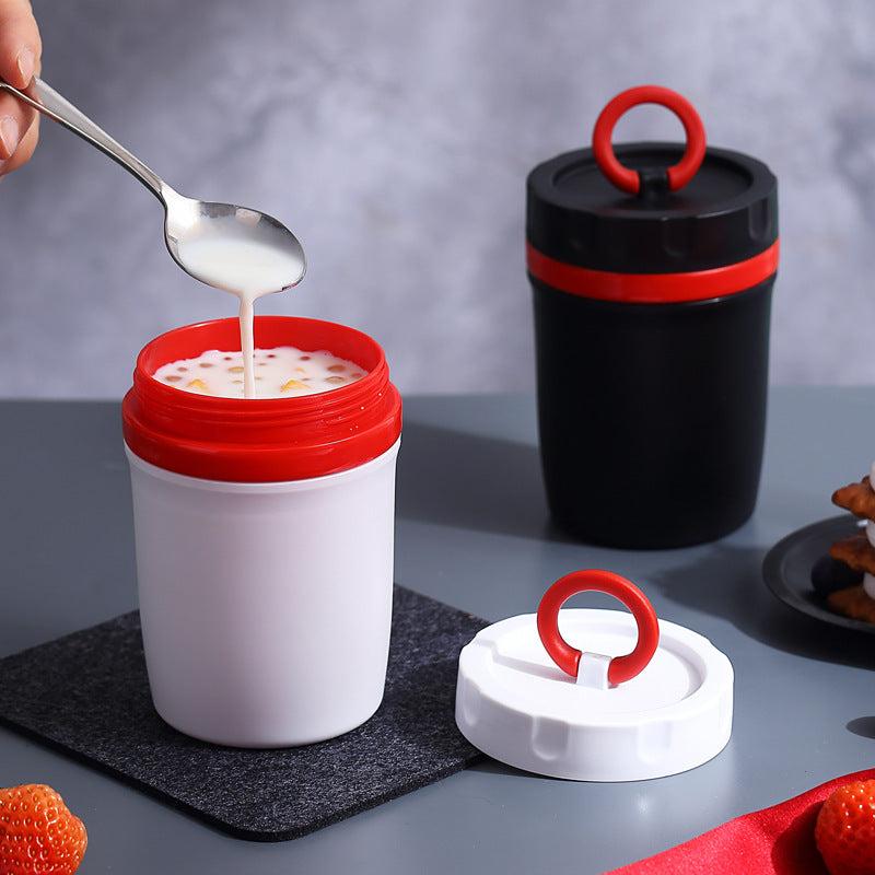 Insulated Breakfast Cup Double Layer Vacuum Soup Cup Portable