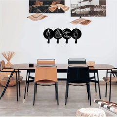 Decorative Kitchen Hooks Coffee Time Design Wall Hanger