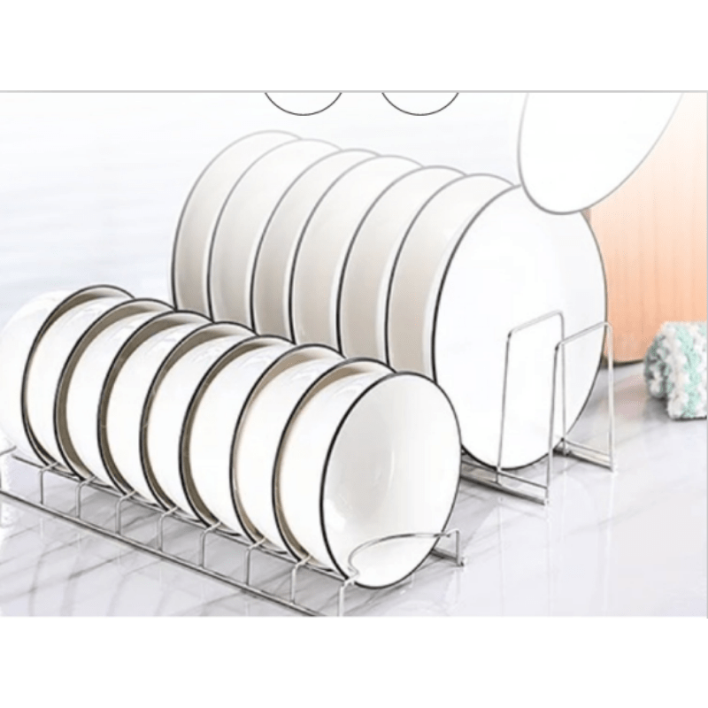 1pc Stainless Steel Bowl Holder Kitchen Storage Rack Dish Rack Dish Drain Rack