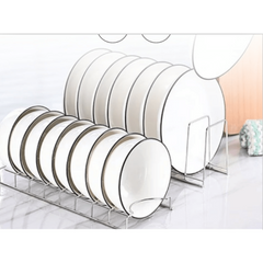 1pc Stainless Steel Bowl Holder Kitchen Storage Rack Dish Rack Dish Drain Rack