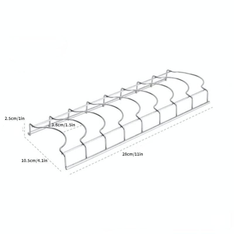 1pc Stainless Steel Bowl Holder Kitchen Storage Rack Dish Rack Dish Drain Rack