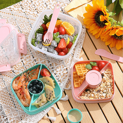 Bento Box Set with Cutlery, Leak Proof Adult Lunch Box