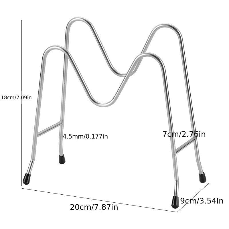 Stainless Steel Pot Cover Rack Cutting Board Storage Rack