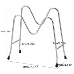 Stainless Steel Pot Cover Rack Cutting Board Storage Rack