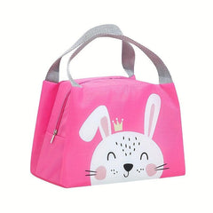 Cartoon Insulated Lunch Bag - Reusable Aluminum Foil Lunch Box