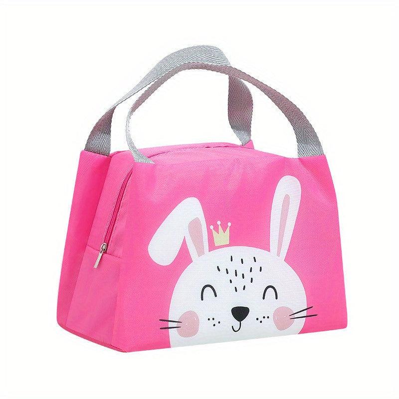 Cartoon Insulated Lunch Bag - Reusable Aluminum Foil Lunch Box