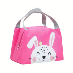 Cartoon Insulated Lunch Bag - Reusable Aluminum Foil Lunch Box