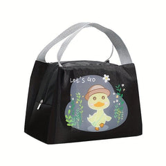 Cartoon Insulated Lunch Bag - Reusable Aluminum Foil Lunch Box
