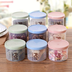 Clear Airtight Food Jars Moisture-proof Storage Containers