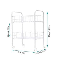 1pc Kitchen Storage Rack Floor Movable Shelf Bathroom Corner Storage Rack