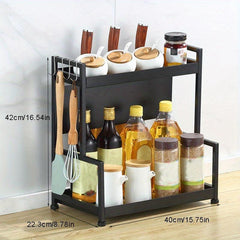 2 Tier Countertop Kitchen Storage Organizer for Bathroom Kitchen