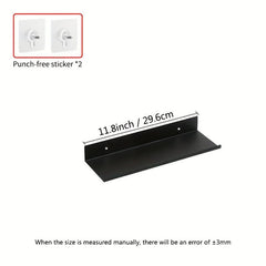 Metal Wall Mount Spice Racks Kitchen Shelf Spice Storage Organizer