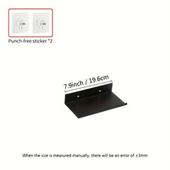 Metal Wall Mount Spice Racks Kitchen Shelf Spice Storage Organizer