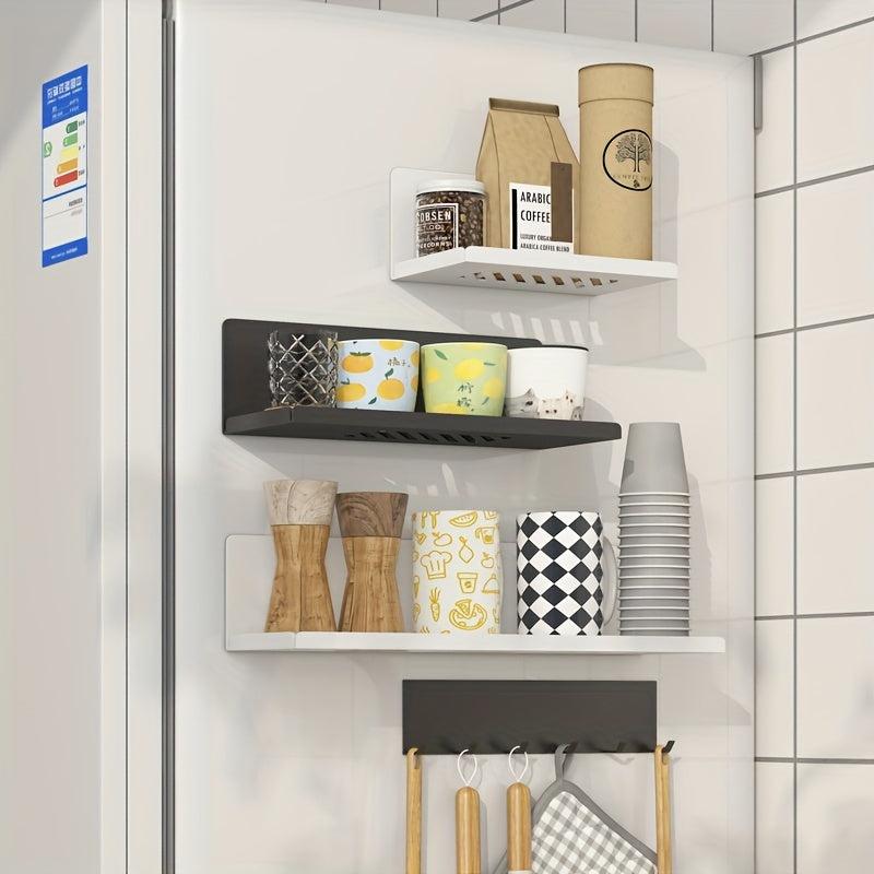 Magnetic Spice Rack Kitchen Refrigerator Storage Organizer