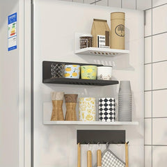 Magnetic Spice Rack Kitchen Refrigerator Storage Organizer