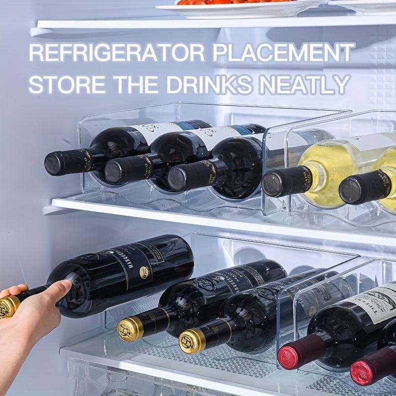 Clear Stackable Wine Bottle Organizer