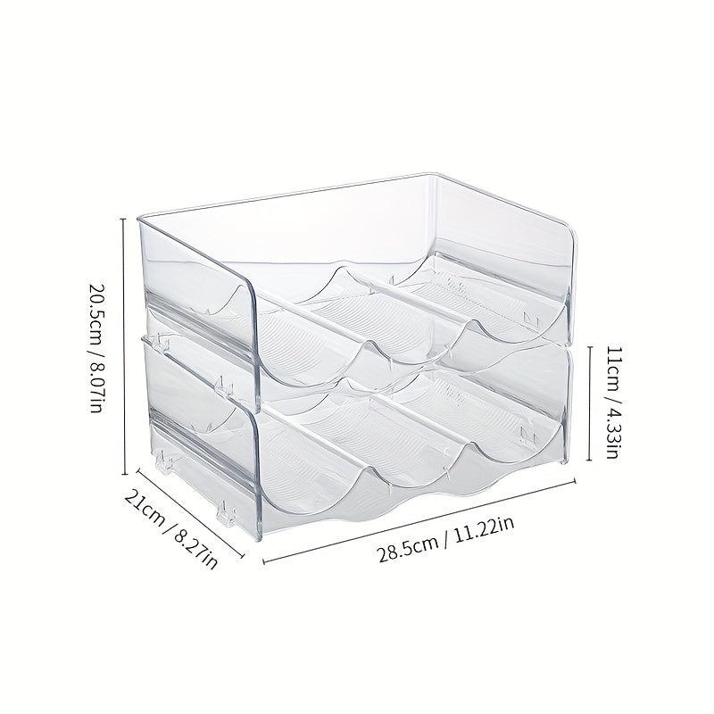 Clear Stackable Wine Bottle Organizer